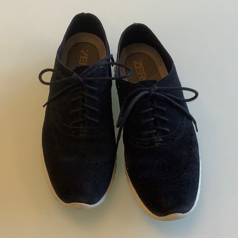 Cole Haan Zerogrand Black Suede Sneakers Size 8.5